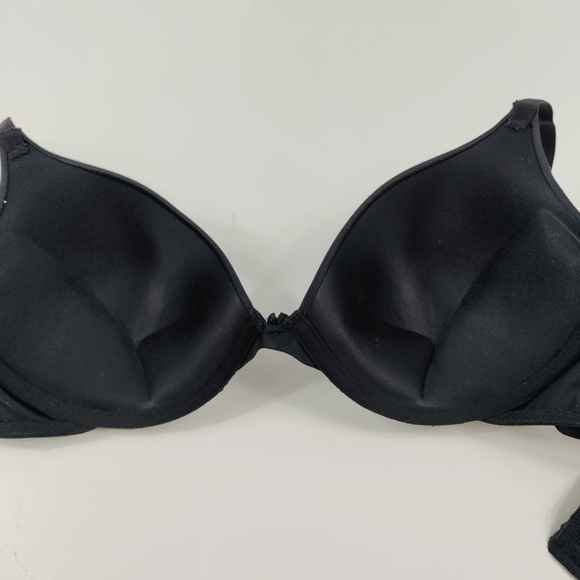 Lily of France Perfect Lift Padded Black T-Shirt Bra Plus Size 38C - Picture 10 of 11